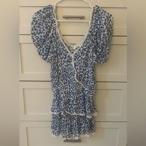 isabelle’s cabinet floral mini dress